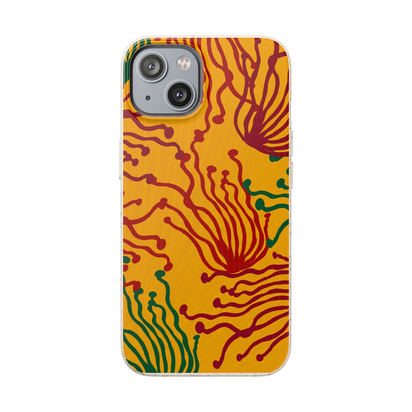 Phone Cases - Enoki Colorful Mushroom Biodegradable Case