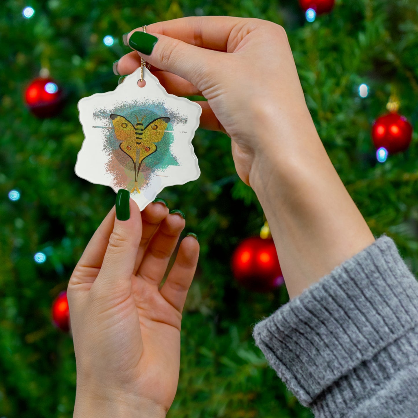 Ceramic Ornament, 4 Shapes