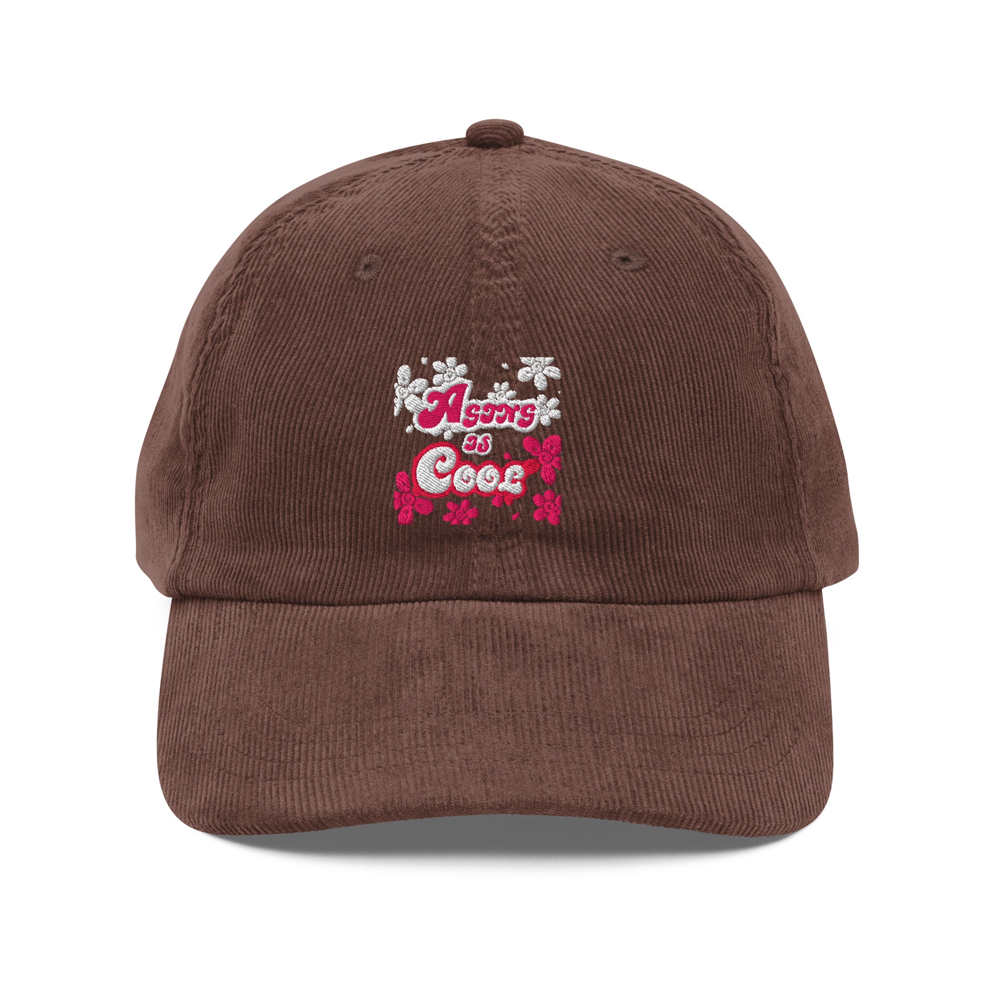 【AGEDD】AGEDDCORP CORDUROY HAT/Brown Aging is Cool Vintage corduroy cap – Tsiky
